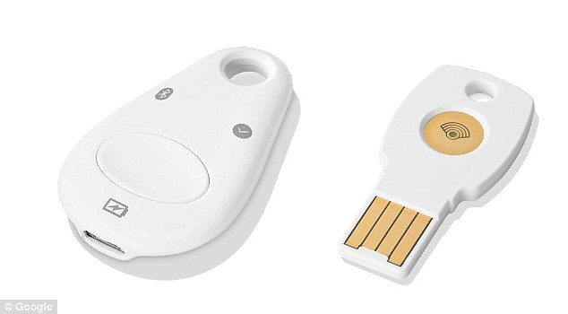 Google開始在線上銷售自家的USB安全金鑰「Titan」，每套售價50美元。   圖：翻攝Google Cloud