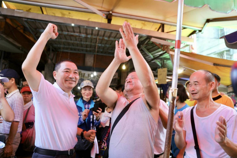 侯友宜表示，民調只是參考，他還是認真努力做自己，有信心打贏選戰。    圖：侯友宜競選辦公室／提供