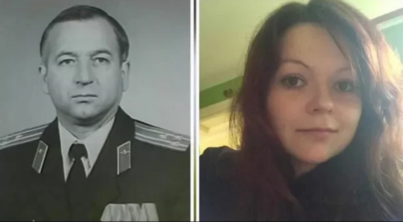 2名俄羅斯人被控在英國以神經毒劑毒害俄國前間諜克里帕爾（左）和他女兒尤莉雅（右），英國檢方表示，已取得對他們的歐洲逮捕令。   圖：翻攝自Youtube