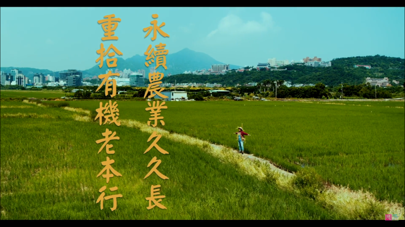 影片環節之一，以稻草人的視角呈現永續農業的重要。   圖：翻攝「潮台灣」（Trending Taiwan）YouTube頻道
