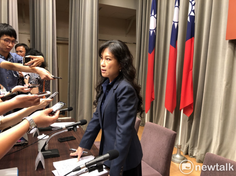 行政院發言人Kolas Yotaka表示，不希望花蓮在沒有縣長的狀況下面對來勢洶洶的山竹颱風。   圖：謝莉慧/攝