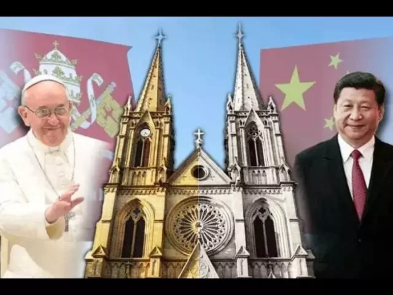 環球時報在推特稱，中國與梵蒂岡交往的下一步是建立外交關係。   圖：翻攝自Youtube