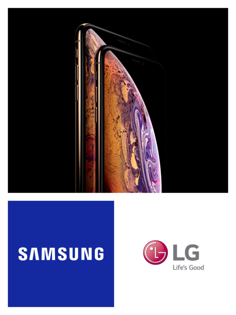 LG成為繼三星之後，第二間iPhone所需OLED面板的供應商。   圖：新頭殼合成