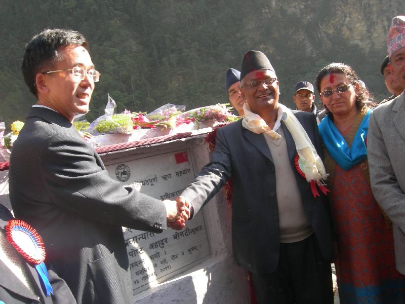 尼泊爾官員透露，新政府已逆轉前政府決定，將委託中國葛洲壩集團公司興建全國最大水力電廠。   圖/翻攝自Nepal Electricity Authority