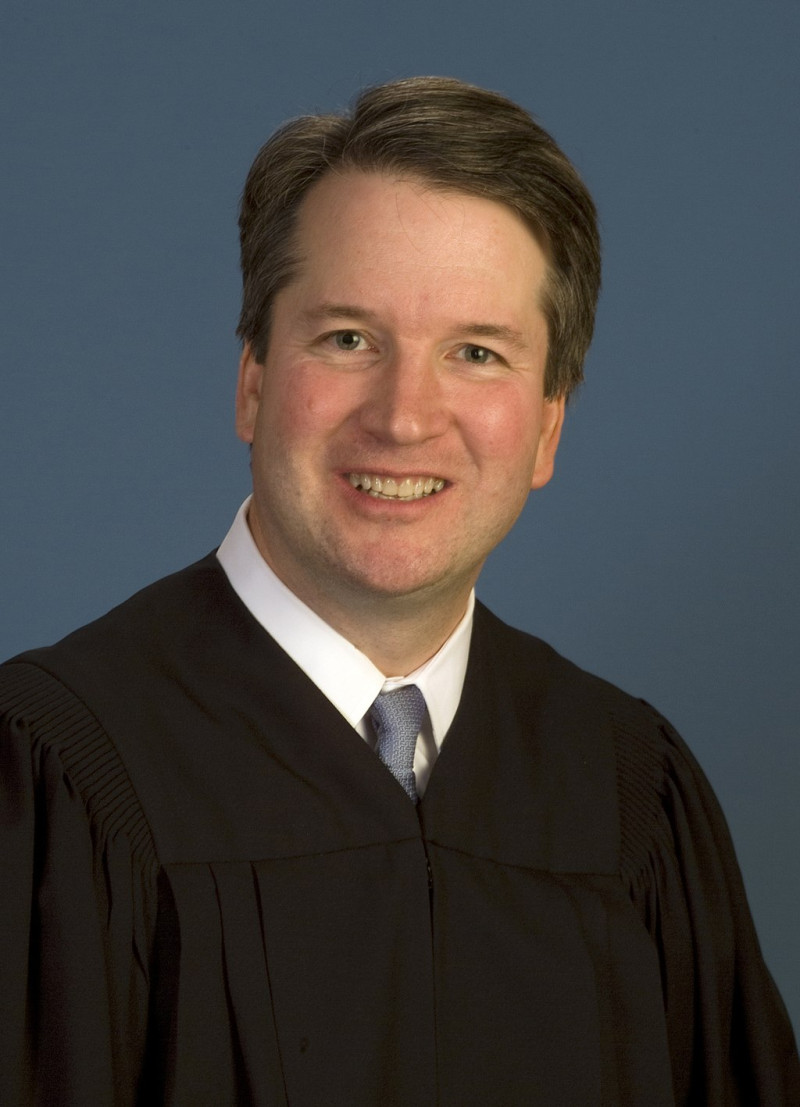 美國總統川普提名的最高法院大法官人選卡瓦諾（Brett Kavanaugh）近日身陷性侵風暴。   圖：翻攝自維基百科