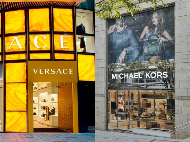 美國時尚品牌MichaelKors砸下22億美元收購義大利精品品牌凡賽斯。   圖：翻攝Versace臉書、MichaelKors臉書