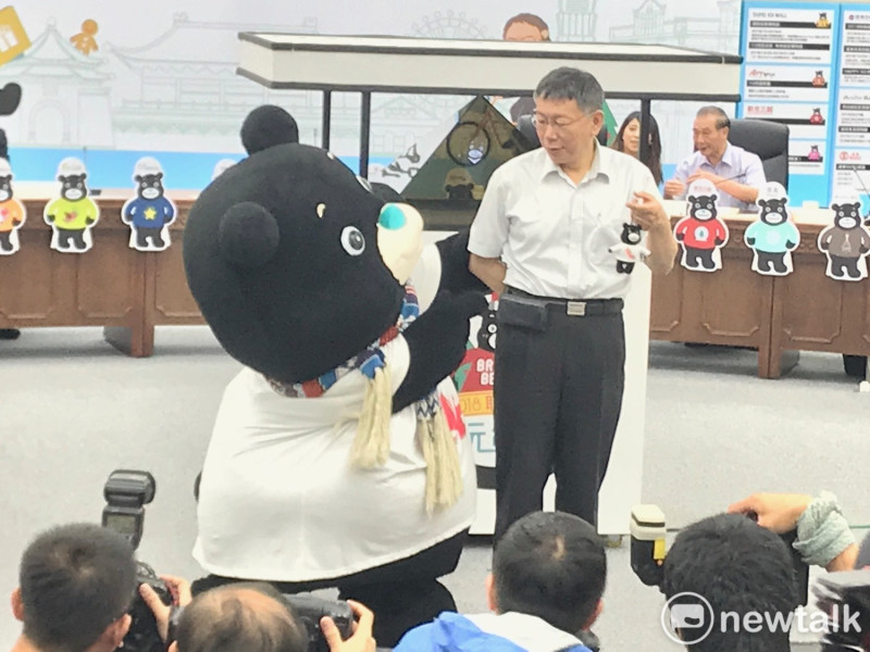 台北市長柯文哲今日出席「2018耶誕派對玩台北」。   圖 : 周煊惠 / 攝