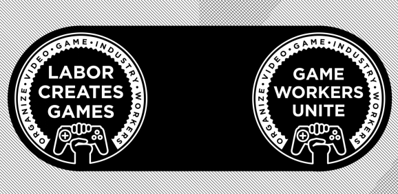 Game Workers Unite的標誌。勞工權益是普世價值，遊戲業也不例外。   圖：翻攝自推特