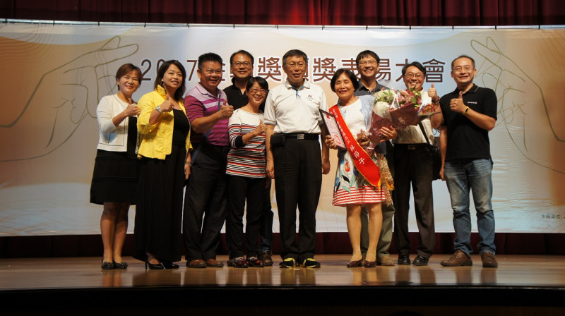 台北市長柯文哲今(30)日出席優良駕駛頒獎典禮。   圖：台北市政府/提供