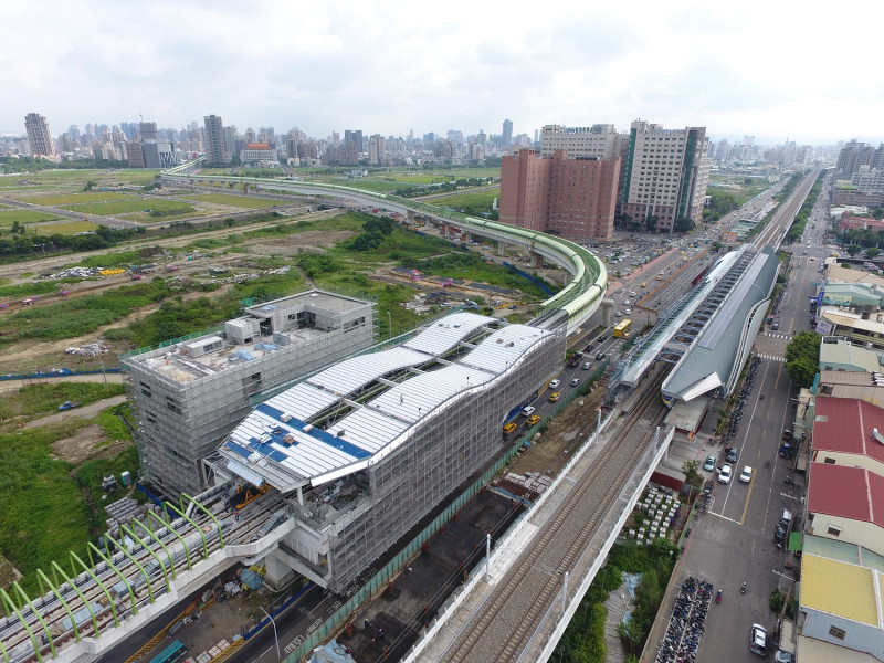 台中捷運綠線接近完工，藍線也獲核定，是形成軌道路線的一大關鍵。   圖：台中市政府提供