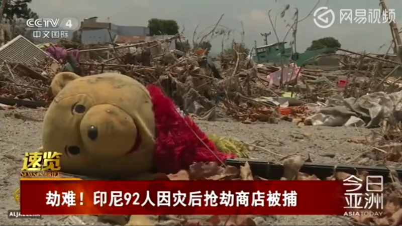 中國央視日前播放的新聞中，出現了小熊維尼斷頭的畫面。   圖：翻攝自Youtube