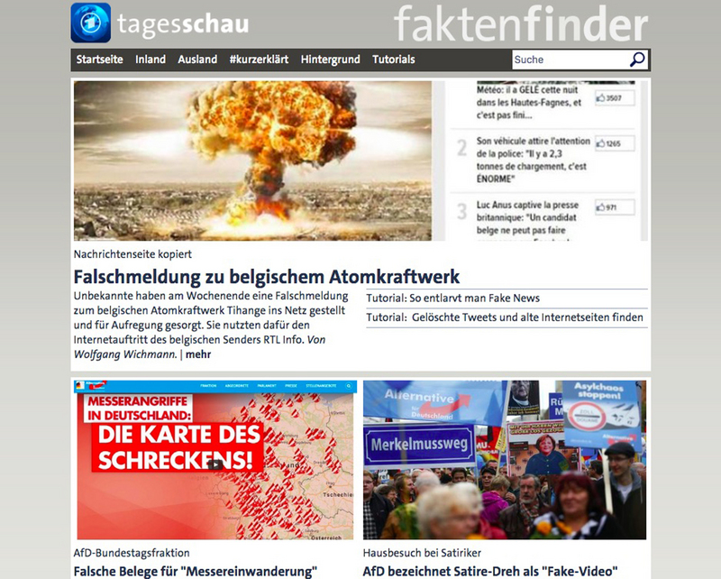 德國公視一台（ARD）成立事實查核網站「尋找真相」（Faktenfinder）運作至今近2年，成功發揮作用。   圖/中央社