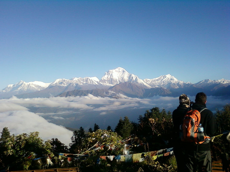 尼泊爾的格加山是許多登山隊躍躍欲試的地點，沒想到這次反常暴風雪奪走9命。   圖：取自維基百科