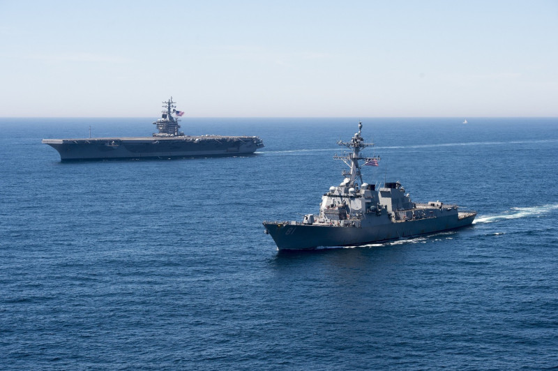 路透社今天引述美方官員報導，美國正考慮再次派作戰艦艇通過台灣海峽。圖為示意圖。   圖：翻攝自pixabay