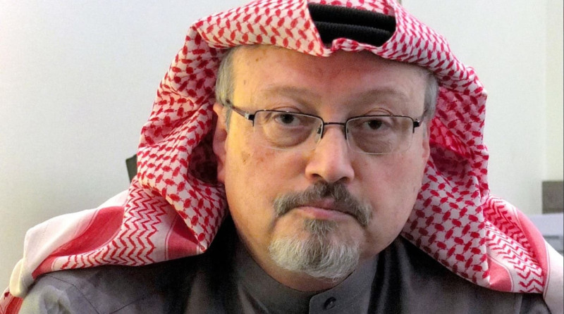 慘遭分屍殺害的《華盛頓郵報》專欄作家哈紹吉(Jamal Khashoggi)，幕後兇手指向沙國王儲。   圖：翻攝自推特