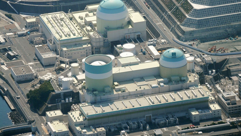 位於日本四國的伊方核電廠。   圖：翻攝推特