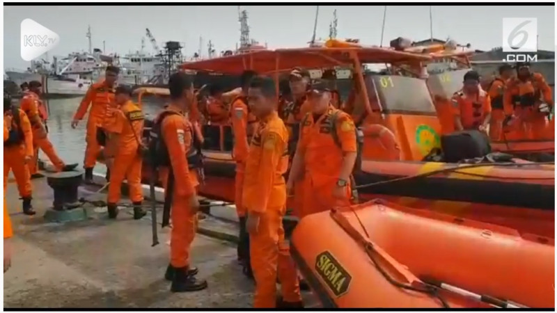 印尼廉價航空「獅子航空」（Lion Air)起飛13分鐘後墜海。機上189人生死未卜。搜救人員出動至失事海域搜救。   圖：翻攝liputan6.com網站
