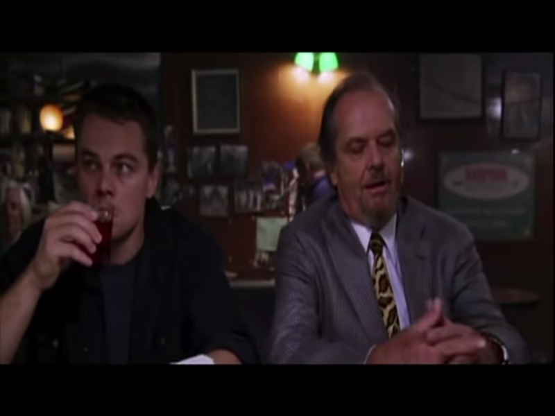 巴爾杰是2006年警匪片「神鬼無間」（The Departed）的取材來源。名導演馬丁史柯西斯（Martin Scorsese）執導的神鬼無間，由傑克尼克遜（Jack Nicholson，右）、李奧納多狄卡皮歐（Leonardo DiCaprio，左）及麥特戴蒙（Matt Damon）主演，巴爾杰會讓人聯想到傑克尼克遜在片中飾演的角色。   圖：翻攝自Youtube