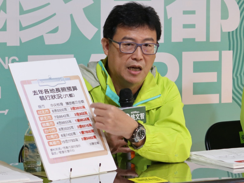 民進黨台北市長候選人姚文智2日在競選辦公室舉行記者會。   圖：林朝億/攝