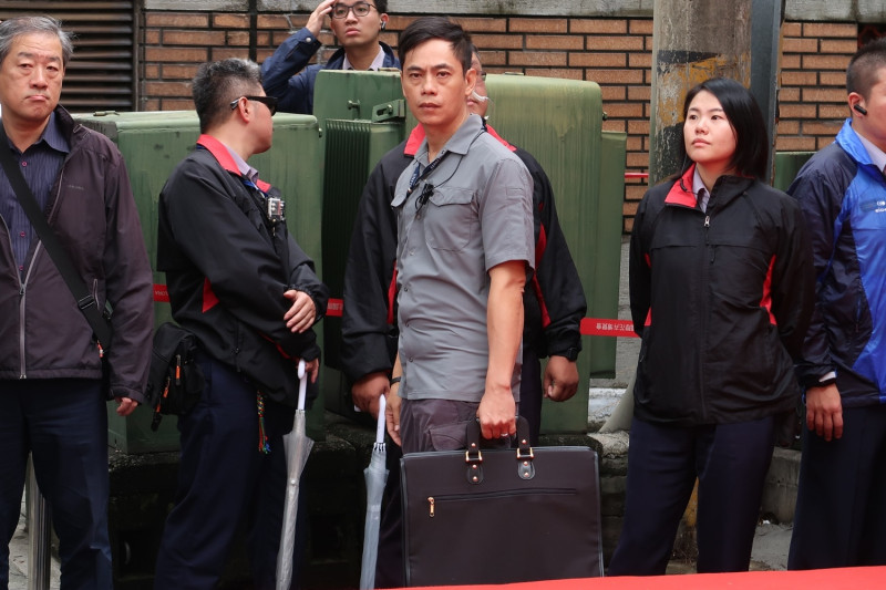 台北市警察局高規格維安，防止柯文哲人身受到威脅。   圖：林朝億/攝