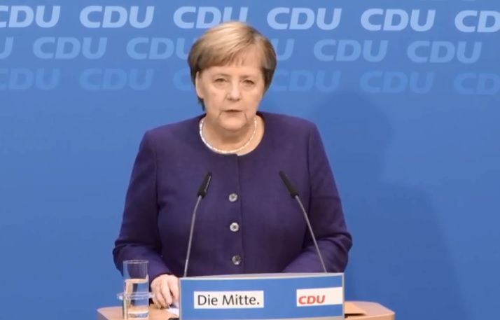 德國總理梅克爾即將卸任基民黨黨魁一職，黨內路線之爭逐漸升溫。   圖：翻攝梅克爾臉書