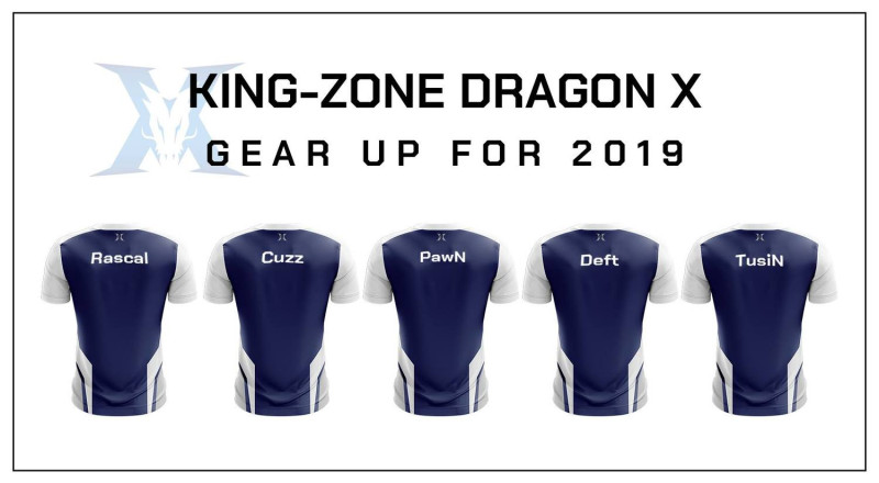 今（26）日韓國戰隊KING-ZONE DragonX（KZ）正式宣布迎來Deft，Pawn，和TusiN三位選手。   圖：KING-ZONE DragonX 粉絲專頁