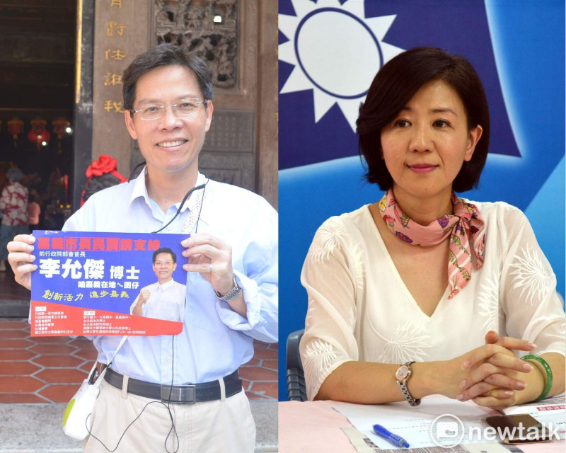 李允傑和王育敏被視為角逐2020年嘉義市立委的熱門人選。   圖：新頭殼合成照片