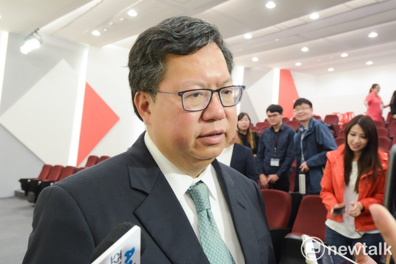 桃園市長鄭文燦5日表示，他的時間與角色較不允許擔任民進黨主席。   圖：新頭殼資料照片