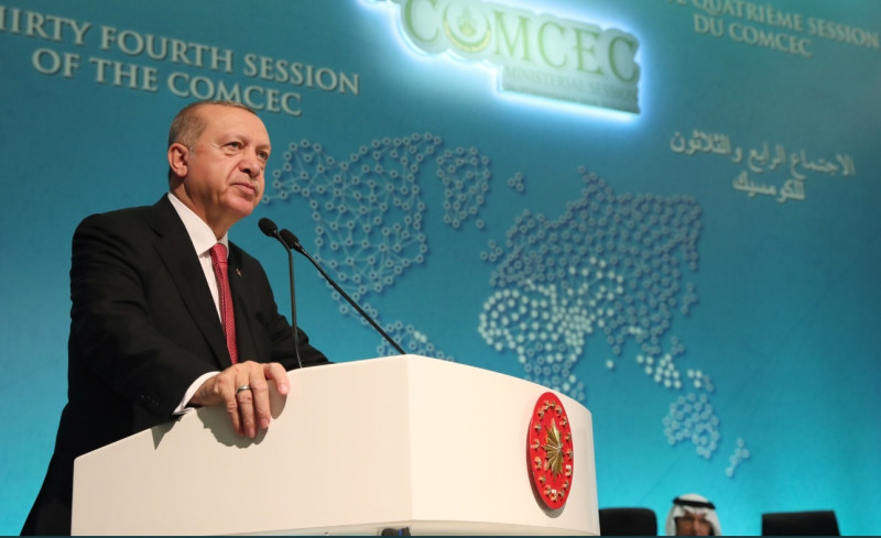 出席G20高峰會的艾爾段（Recep Tayyip Erdogan）召開記者會，強調土耳其從未將哈紹吉案當做政治議題，而是以「明目張膽的謀殺」看待。   圖/艾爾段（Recep Tayyip Erdogan）推特