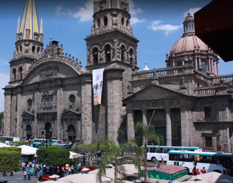 墨西哥第2大城瓜達拉哈拉。   圖：翻攝Google Map