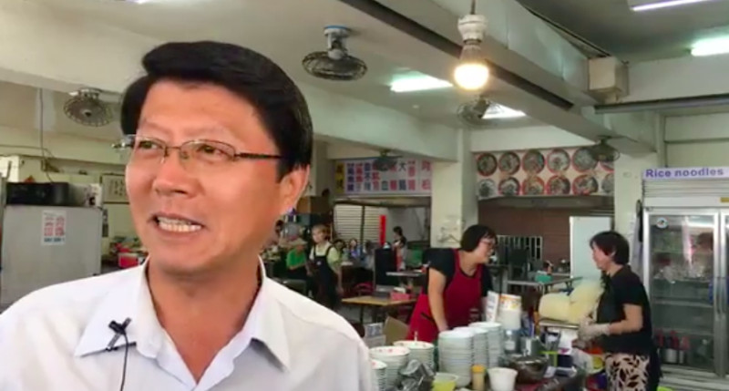 國民黨台南市議員謝龍介。   圖：翻攝直播畫面