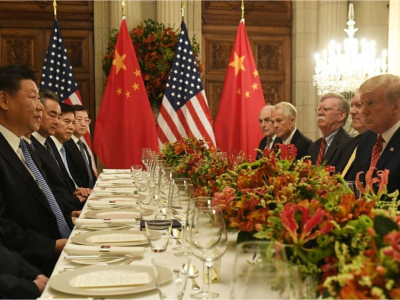 美中貿易戰升溫，雙方領袖多次會談。(資料照片)   圖：翻攝自Youtube(資料照片)