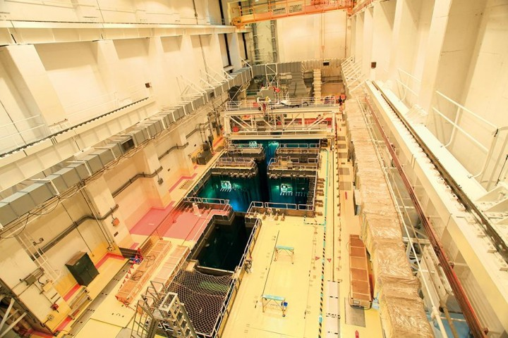 圖為核二廠燃料池及裝載池   圖：台電提供