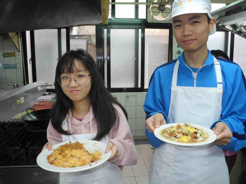 智光商工與近20所國中辦理技藝班，餐飲科是其中之一。   圖：王峻昌 /攝