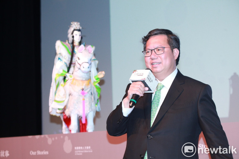 桃園市長鄭文燦表示，桃園在過去200至300年來，累積許多豐富的閩南生活經驗及文化傳統。   圖：林昀真/攝