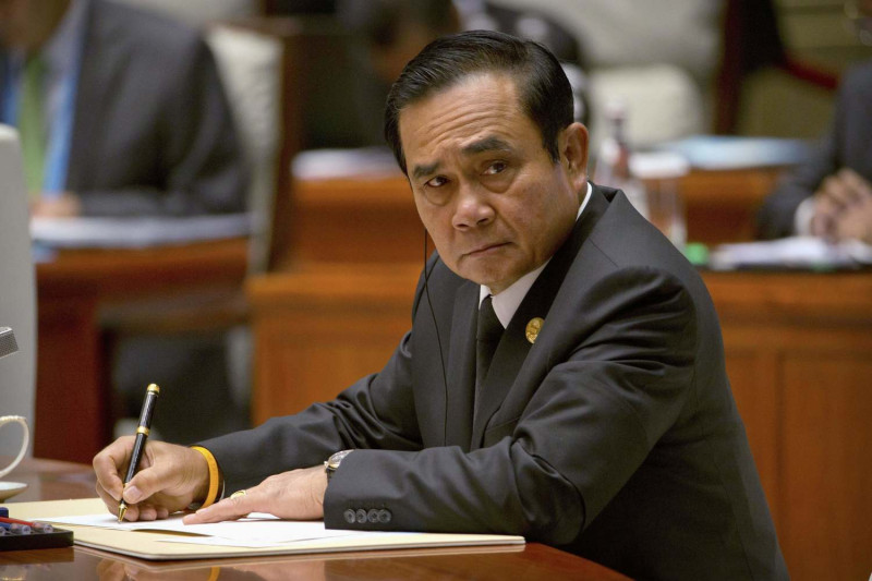 泰國選委會今日宣布3月24日舉行國會選舉，這是2014年總理帕拉育（圖）上台後首度舉行大選。   圖：達志影像/路透社資料照片