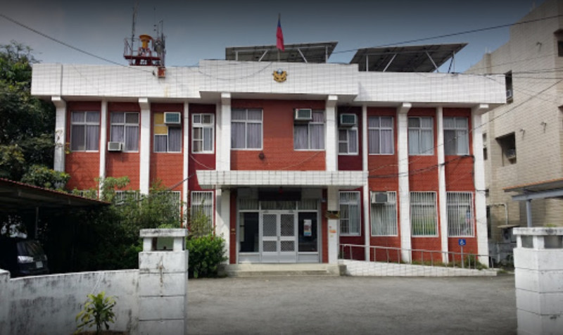 台南玉井警分局楠西分駐所。   圖：翻攝Google Map