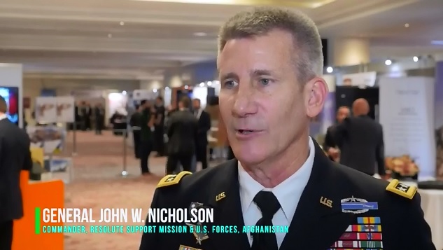 美國海軍作戰部長尼科爾森上將是軍事世家，將會晤來訪的烏克蘭海軍首長，討論克里米亞外海衝突事件。   圖：翻攝YouTube/ Defence IQ
