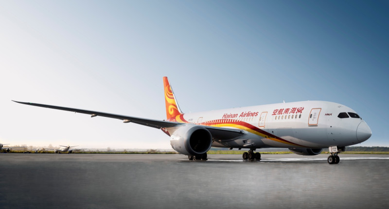 據消息指出，中國官方將控管海南航空集團資產處置，希望他們將重點回歸航空業務。   圖:源自海南航空台灣分公司臉書。