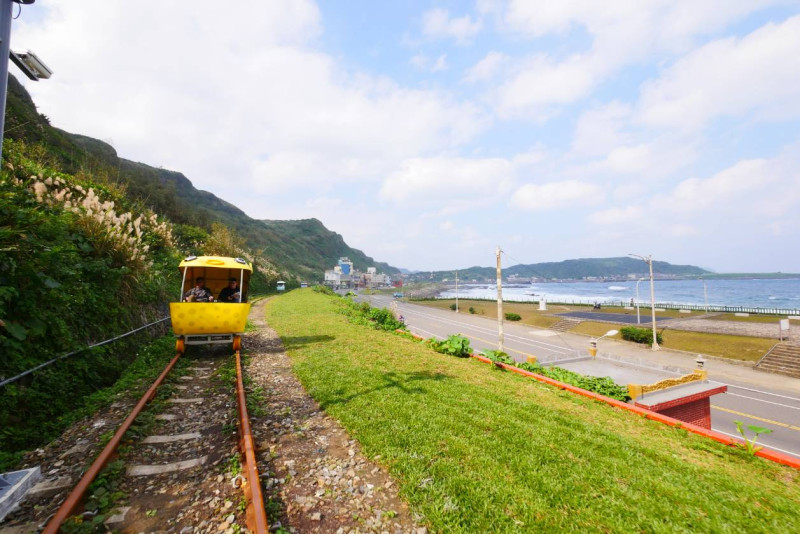 深澳線曾被推舉為「台灣最美海岸支線」。   圖：新北市政府／提供