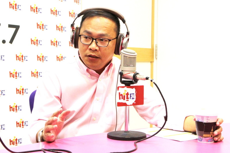 前交通局長王義川自信表示自己不見得選不贏。   圖：Hit Fm《蔻蔻早餐》製作單位/提供