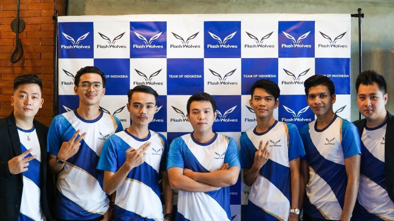 閃電狼今（19）日宣布在印尼成立第一支Mobile Legends 團隊。   圖：網銀國際／提供
