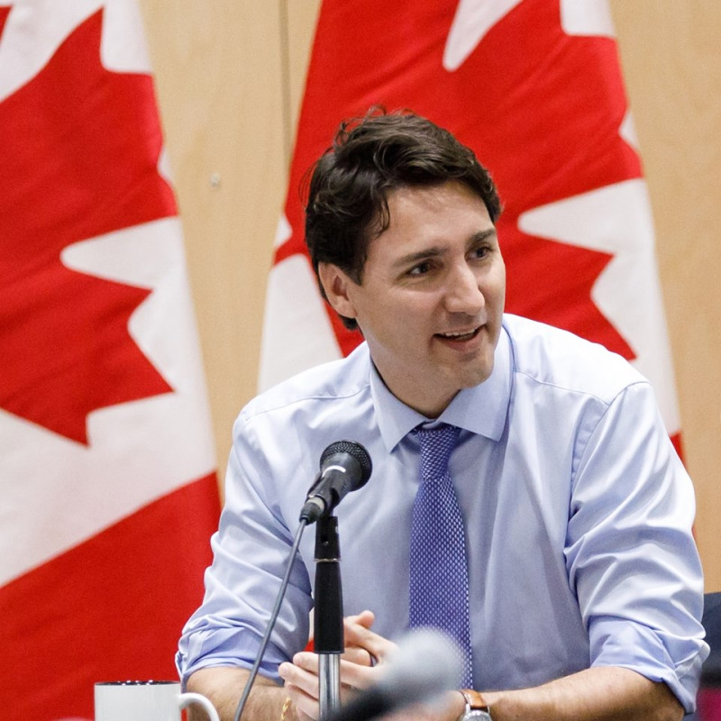 加拿大總理杜魯道辦公室證實，第3名遭中國拘捕公民為女性，但應該與孟晚舟事件無關。   圖：翻攝杜魯道臉書
