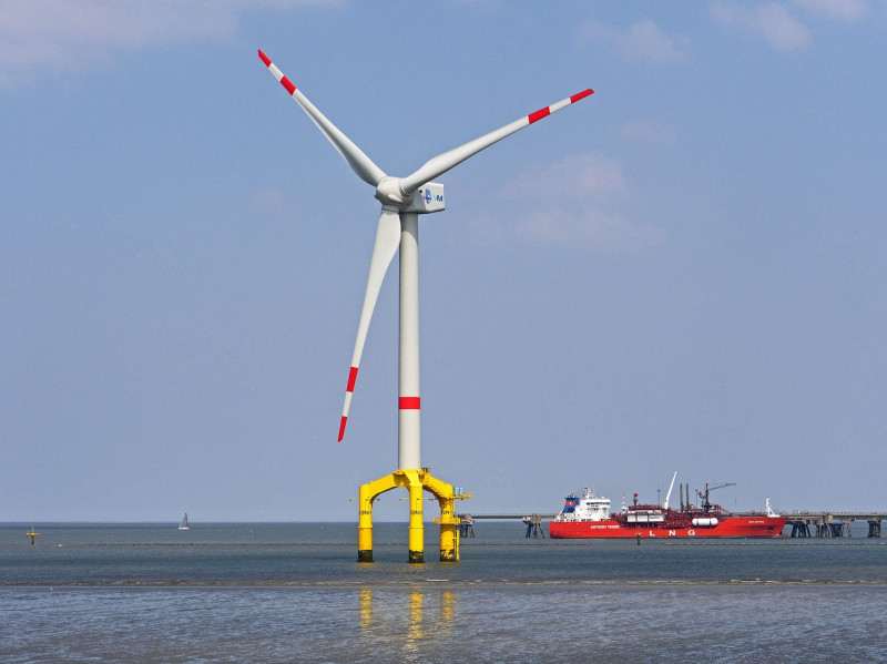 3個示範風場之一的福海彰化離岸風電計畫今天訴願成功，補正計畫書取得環評同意文件。（示意圖）   圖：取自Pixabay