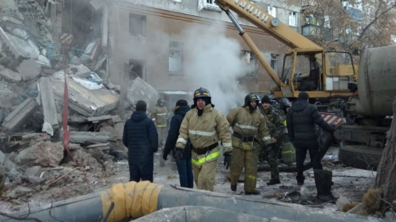 俄羅斯南部城市馬格尼托哥爾斯克建築物昨日爆炸，救難人員今天救起一名10個月大的男嬰。（資料照片）   圖：翻攝自英國媒體sky news