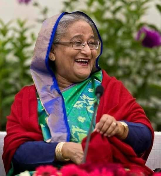 孟加拉總理哈希納掌權10年雖被批威權，但她讓經濟起飛，也因收容洛興雅難民獲肯定。   圖：翻攝Sheikh Hasina臉書