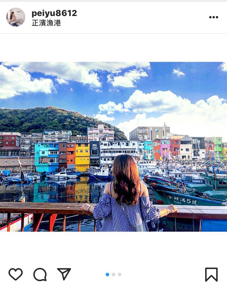 大家來到「正濱漁港」不只能拍美照，也能大啖海鮮美食哦。   圖：翻攝自instagram peiyu8612／開放權限