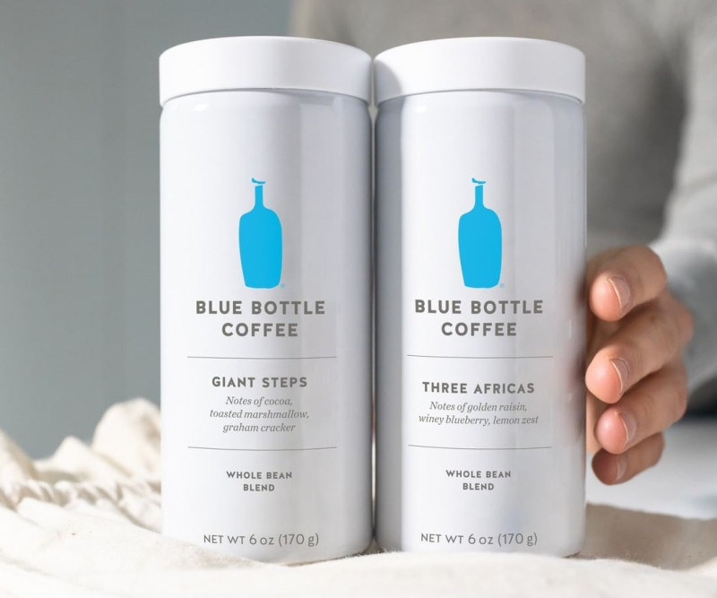 藍瓶咖啡在微風南山開設快閃禮品店。   圖／翻攝自bluebottle的IG