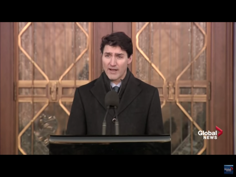 加拿大總理杜魯道。   圖：翻攝自Youtube(資料照片)
