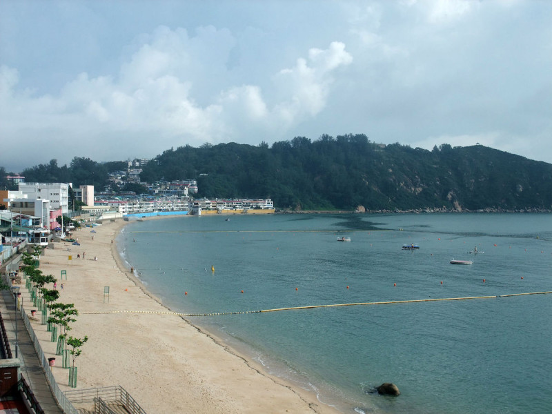 香港長洲東灣。   圖：翻攝自維基百科